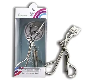 Princessa - Silver Eyelash Curler with Automatic Refill