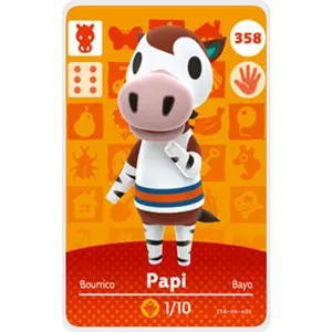 Papi - Villager NFC Card for Animal Crossing New Horizons Amiibo