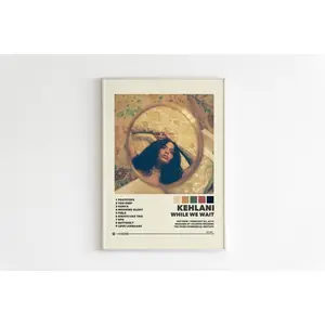 Kehlani Posters / While We Wait Poster / Album Cover Poster, Poster Print Wall Art, Home Decor, Kehlani, While We Wait