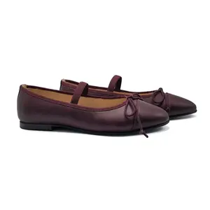 Lauve Hanna Royal Maroon Ballet Flat
