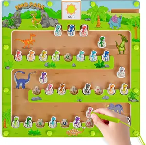 Educational Toy,Magnetic Alphabet Maze Toy,Improve your child's ability to concentrate,Montessori Learning Toys,Birthday Gifts,Christmas present