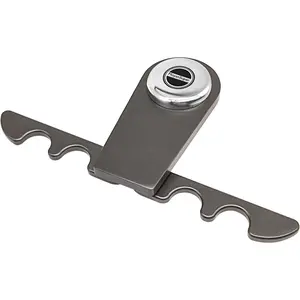 Portable Pool Stick Holder - 4-Cue Weighted Claw Holder for Billiard Table Grey