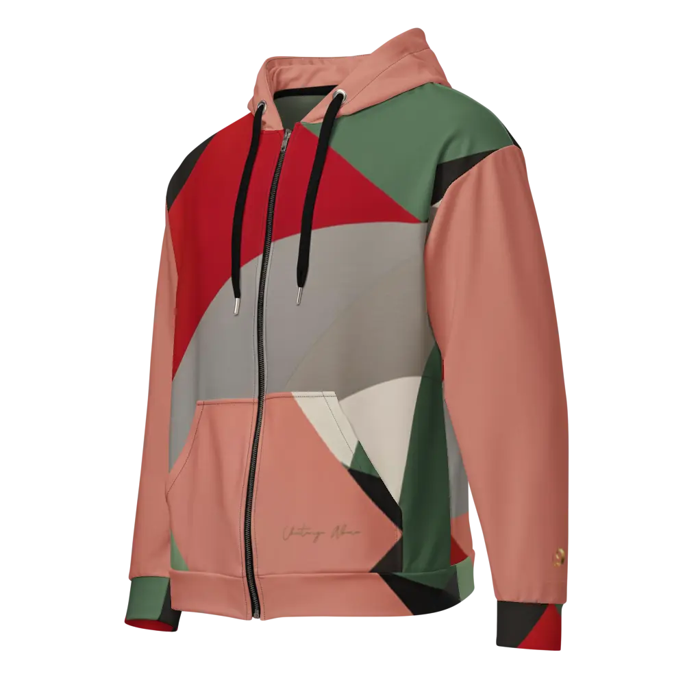 Chaitanya Abara Pink Elite Fitness Corps Unisex Zip Hoodie