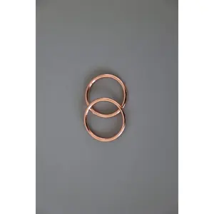ooakshell tide headband rings • copper