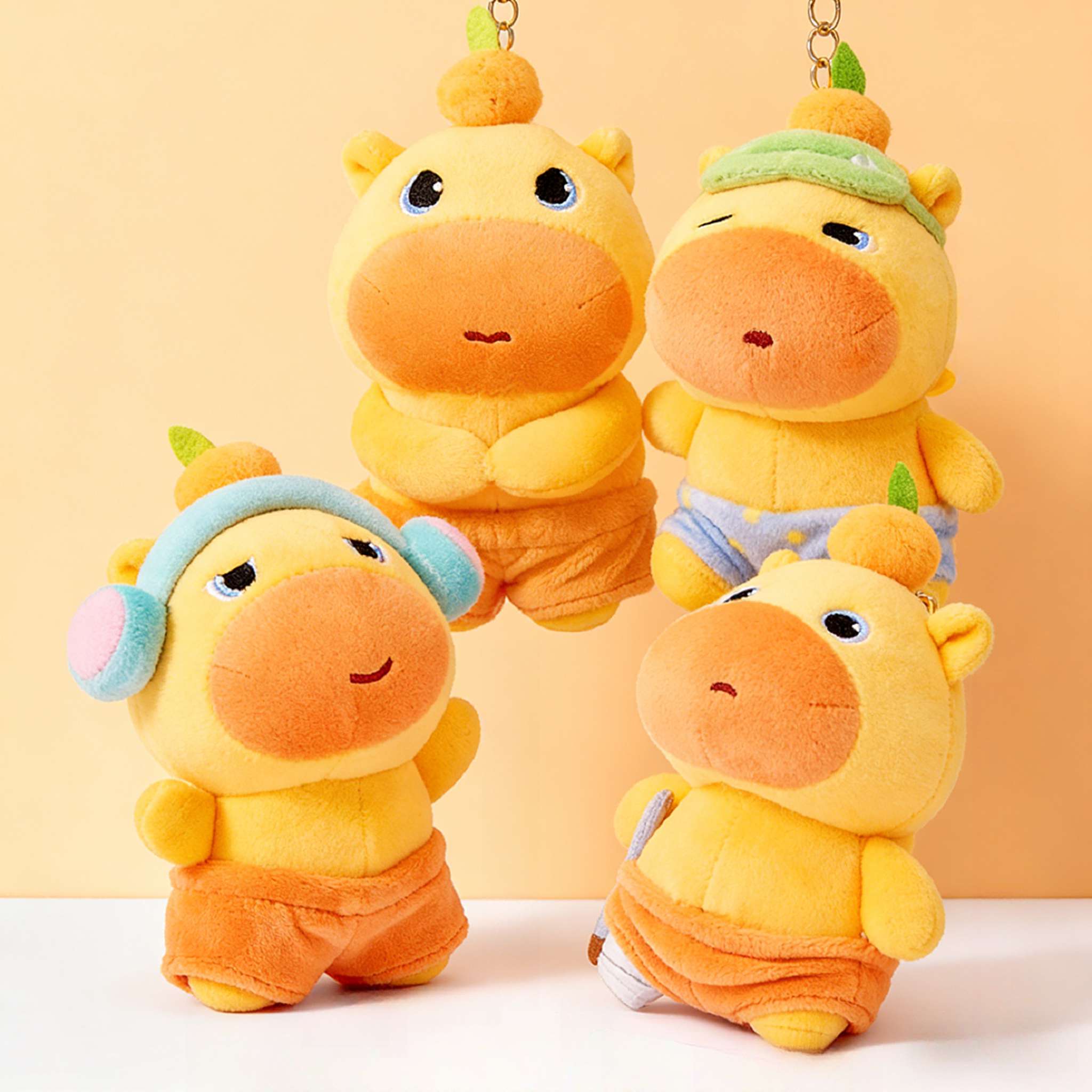 MINISO River Otter “Lulu” Plush Hanging Figurine – Quirky Capybara Toy, Gift for Women
