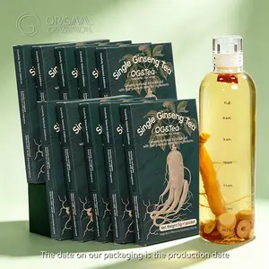 Energy Boost Tea Ginseng Tea 11g-Carton With Ginseng, Red Dates, Bamboo, Longan