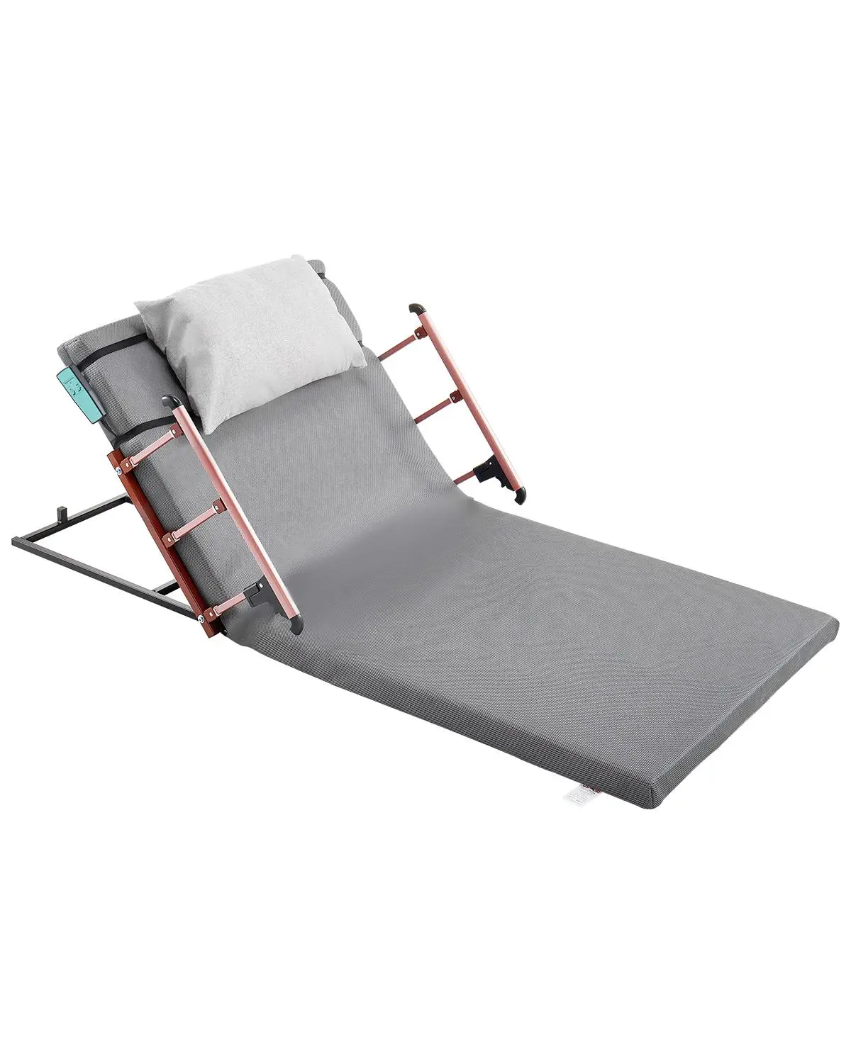 VEVOR Electric Lifting Backrest for Bed, 300 lbs Capacity, 4-68° Adjustable Lifting Bed Backrest, with Folable Guardrail & Headrest, Machine Washable, Assist Pregnant Women Elderly Patient Handicap