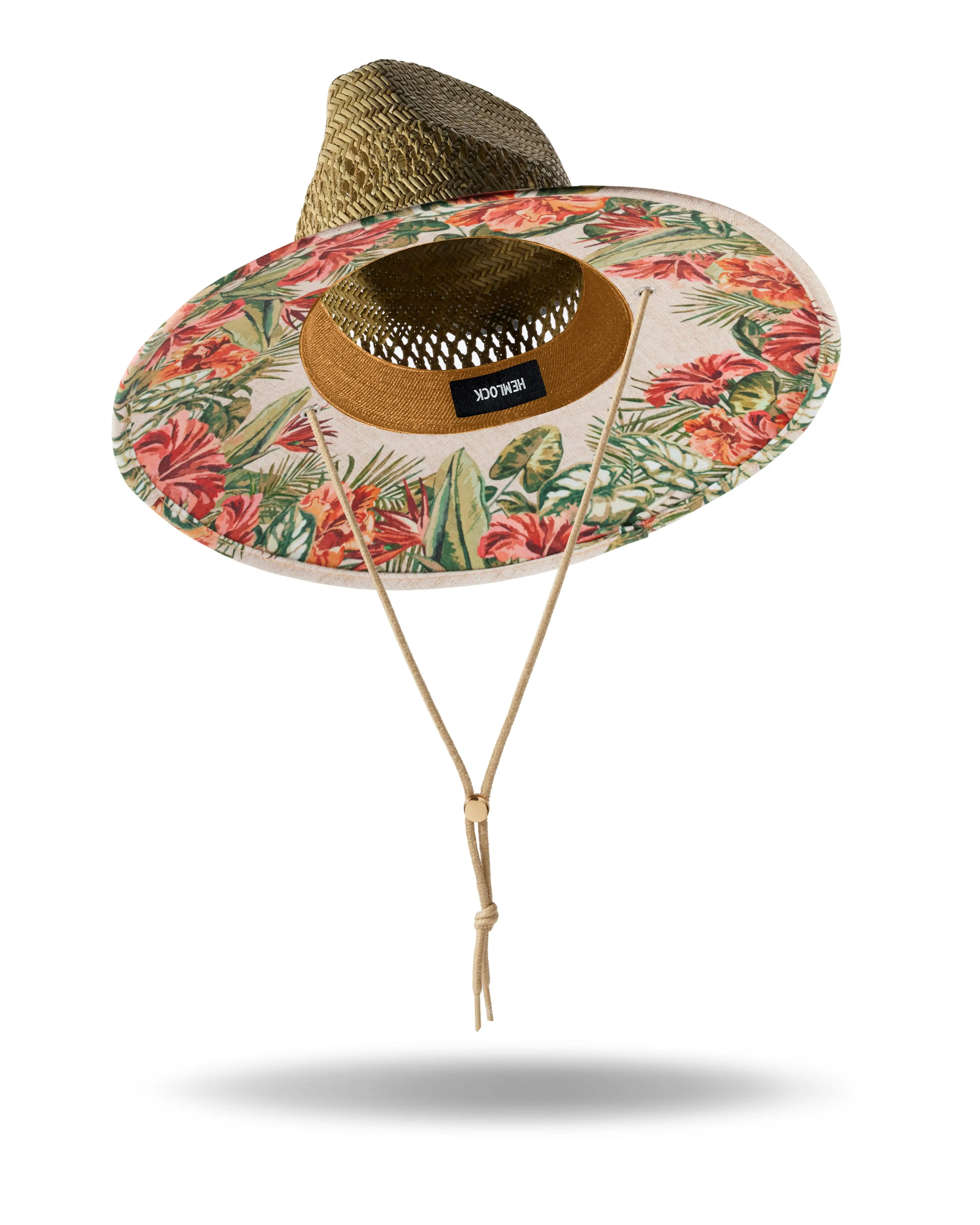 Hibiscus Lifeguard Hat - Solar Protection, SPF50+ Protection, Sun Defender, UPF 50+, Solar Protection Hats, Spf50+ Protection Hats