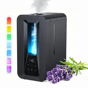 JS15 Aromatic Smart Humidifier, 6L Top-Fill Water Tank, Cool Mist, 60H Runtime, Gentle Soothing Aromatherapy, Smart Humidistat Control, Auto Shut-Off, Ideal for Bedroom/Nursery, Aromatic Humidifier