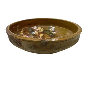 Antique Hungarian Folk Art Decorative Bowl