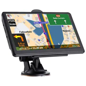 GPS Navigator for Car Truck RV 9-inch Touch Screen Latest 2026 Map Real Voice Navigation System with Speed & Red Light Warning USA Edition Lifetime Updates