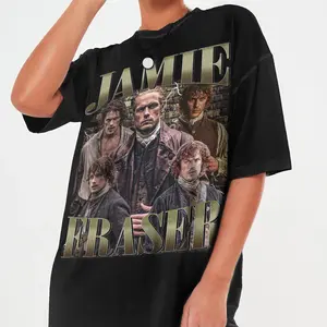 Personalize Limited Jamie Fraser Outlander Vintage T-Shirt, Gift For Women and Man Unisex T-Shirt