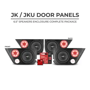 JK/JKU Front & Back Door Panels Package
