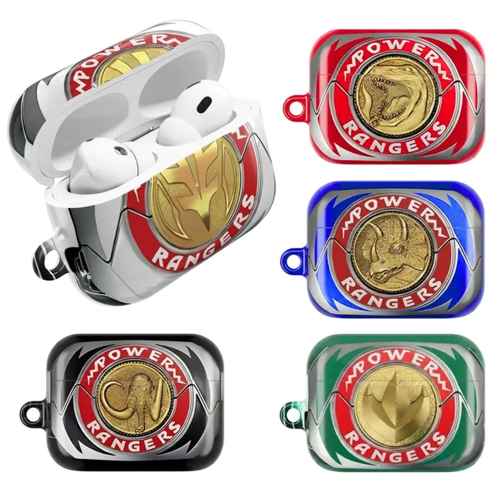 Power Rangers Mighty Morphins Airpods Case - Durable Trendy Covers For Airpods