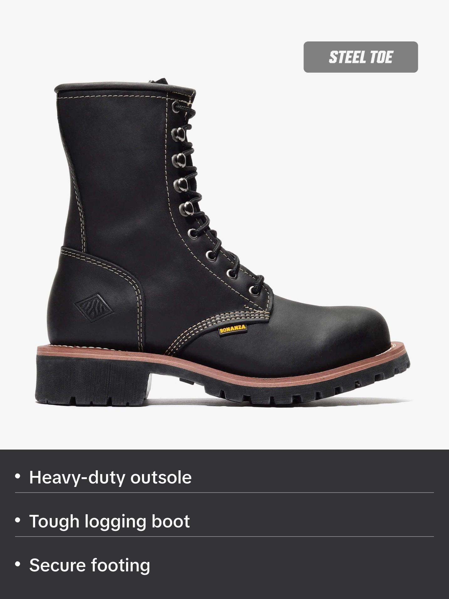 SIERRA 9" LOGGER (STEEL TOE)