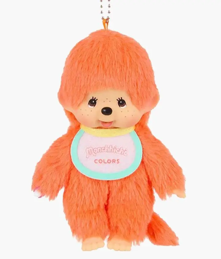 Monchhichi Colors Series - 6 Inch Keychain (Orange)