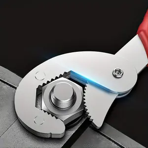 Multifunctional Adjustable Wrench Tool, Large Opening Dual-Use Bathroom Screwdriver, Quick Release Spanner for Home Repair, Plumbing Wrench