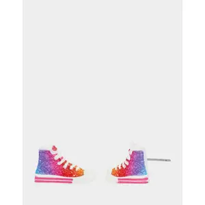 Betsey Johnson BASKETBALL HIGH TOP STUD EARRINGS MULTI
