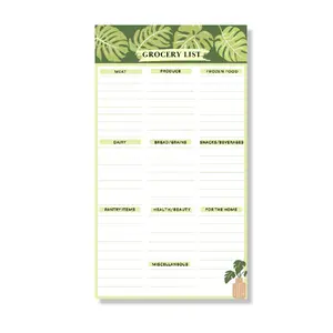 Grocery List Magnetic Pad 5x9inches 100sheets