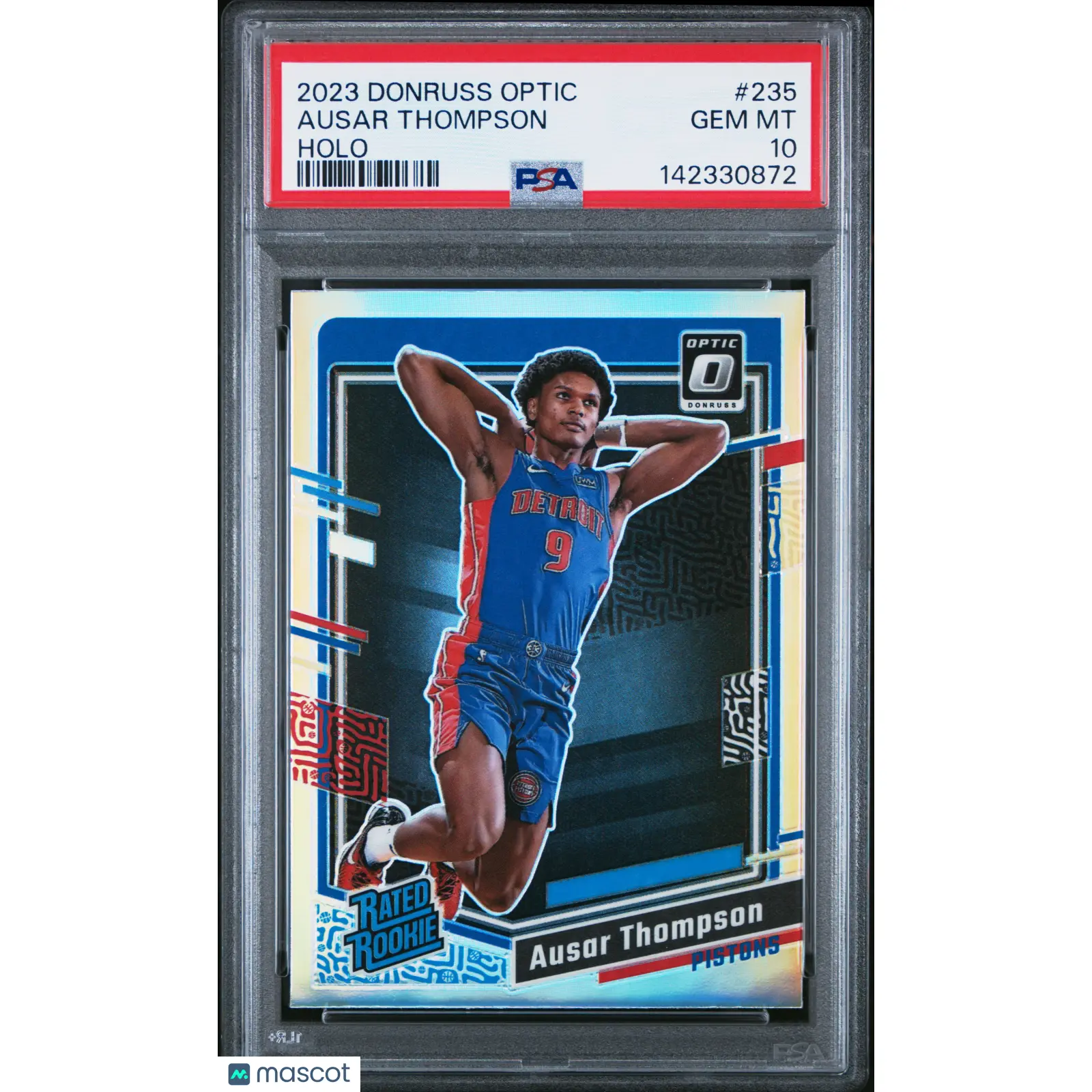 2023 Panini Donruss Optic Ausar Thompson Holo #235 PSA 10