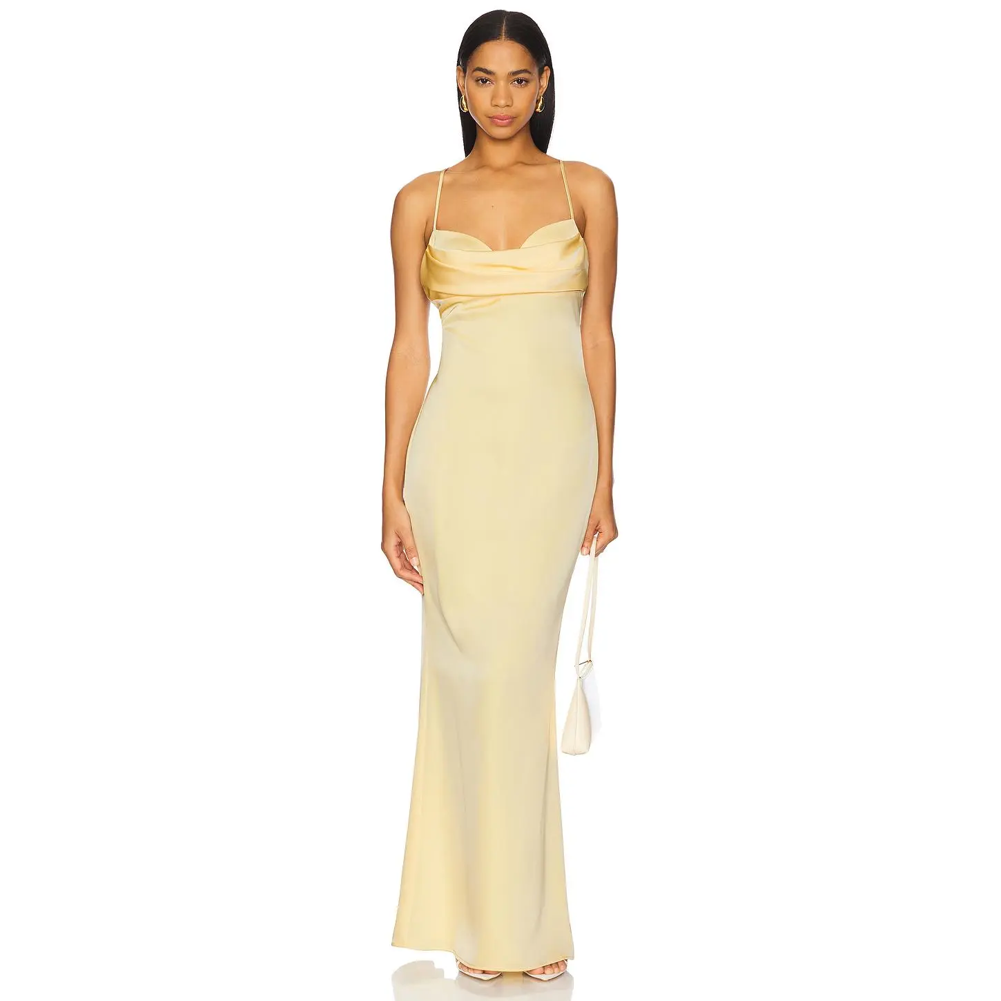 Katie May Tara Gown in Butter Yellow