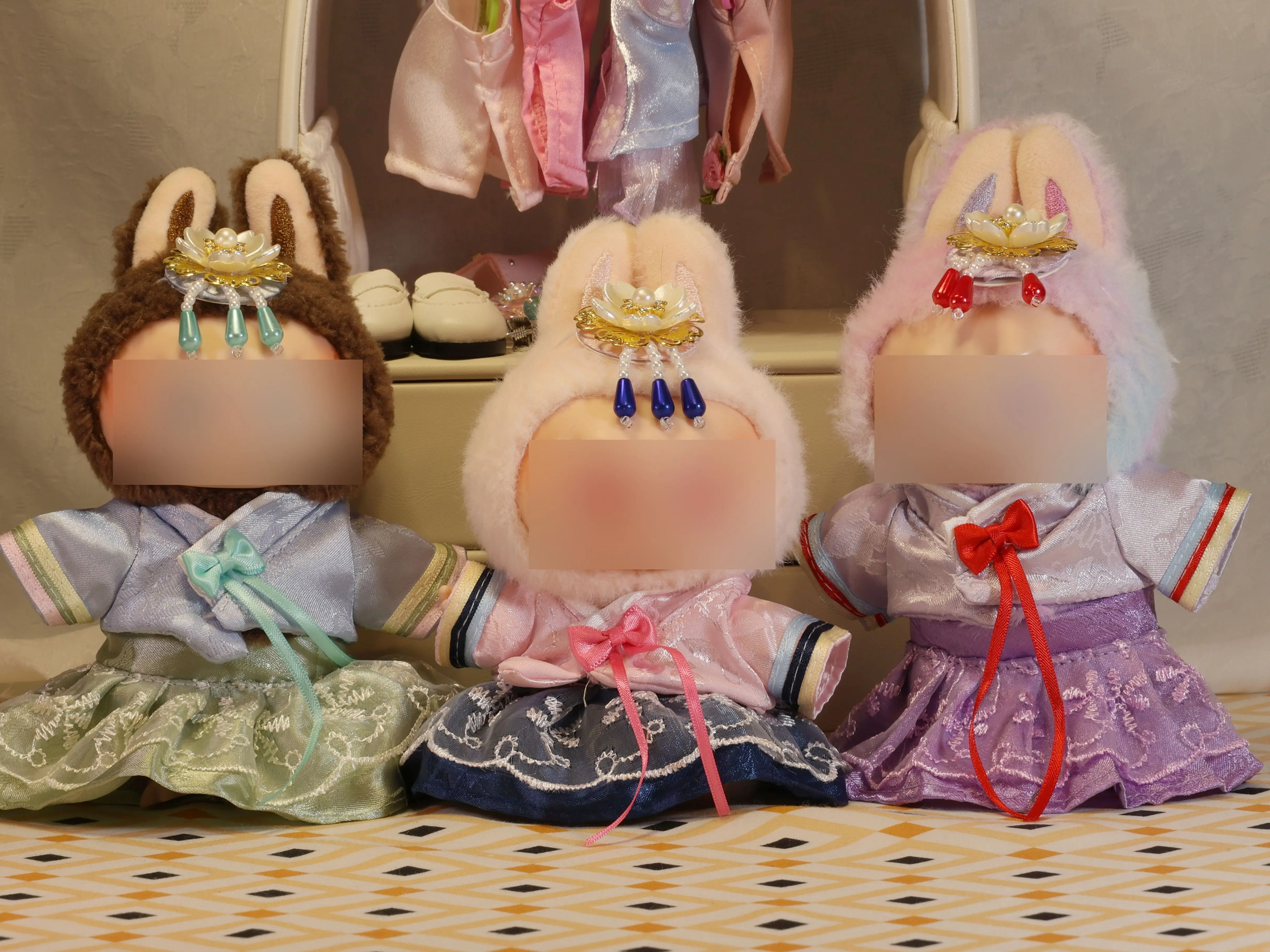 The Seoul Blossom Mini Hanbok Bundle (Set of 3)