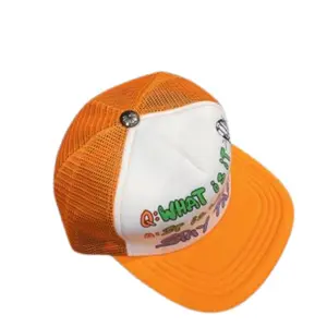 Unisex Adjustable Mesh Trucker Hat Snapback Cap Streetwear Casual Outdoor Baseball Cap Summer Fashion