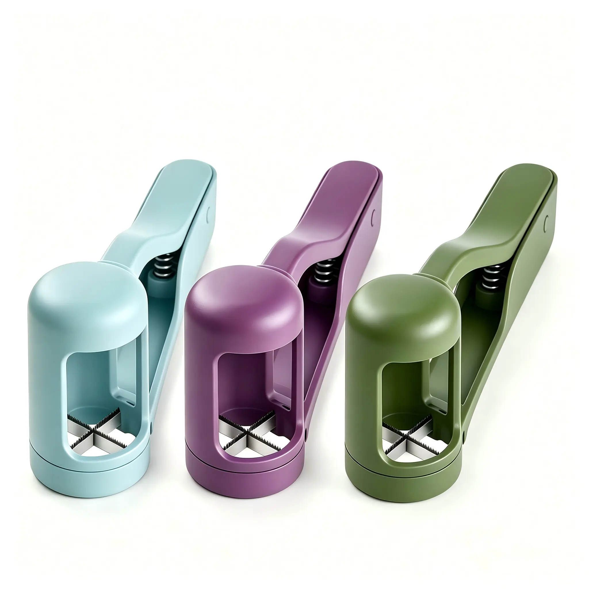 Durable Fruit Tool, Grape Cutter, Grape Slicer Kitchen Gadget for Vegetable Fruit Salad Cake Decor, Grape Slicer Kitchen Gadget, Stainless Steel Baby Grape Quarter Cutter Tool for Cherry Tomato Strawberry Blueberry
