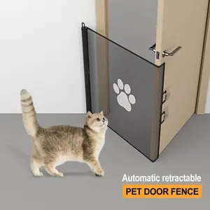 Portable Pet Gate Folding Indoor Dog Fence Stairway Safety Net Durable Puppy Barrier for Home Play Rest Easy Setup‌