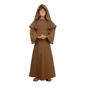 Child Brown Monk Robe Costume
