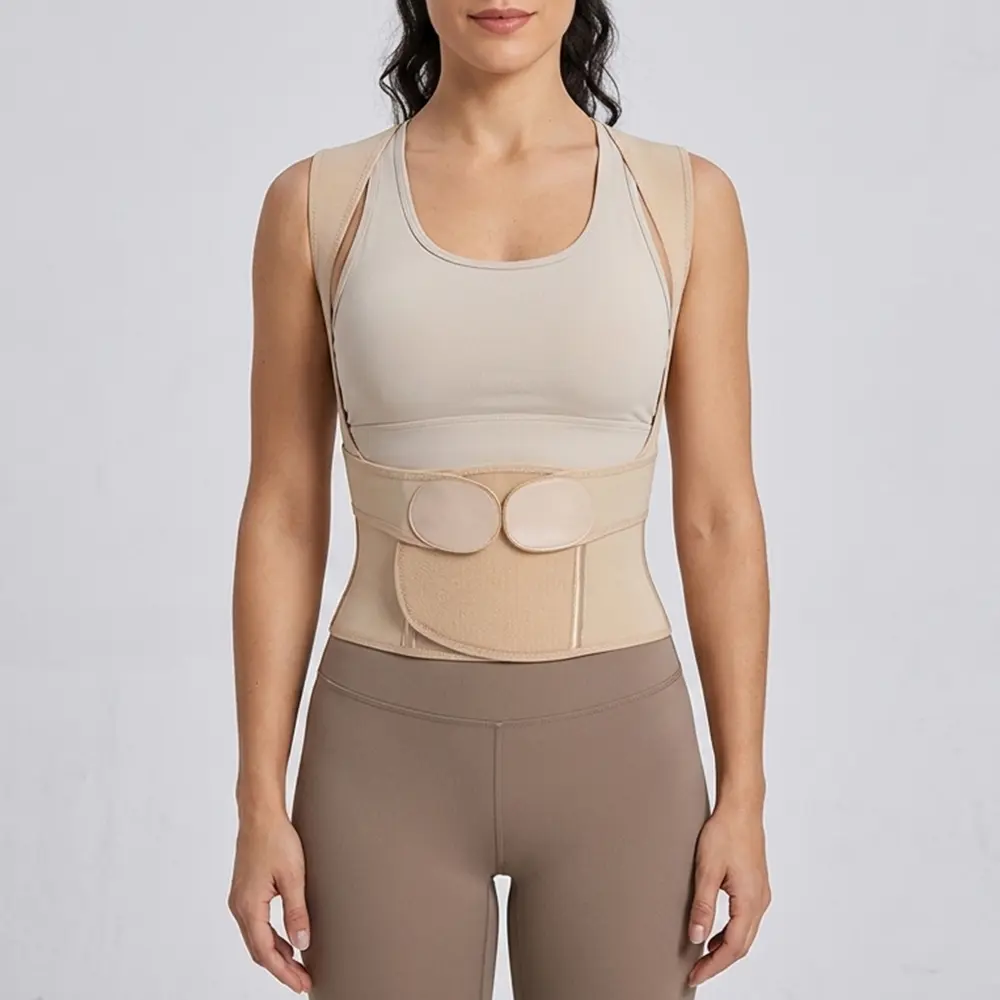 COOSHAPE Women's Basic Workout Ready Waist Shaper Belts Shapewear Tummy Smoothing with Adjustable Straps