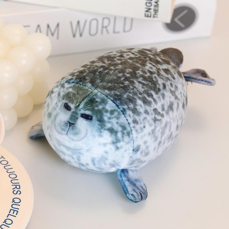 Realistic Seal Plush Toy, Sea Lion Stuffed Animal Doll, Aquarium Marine Life Pillow, Christmas Decoration Cushion, Unisex Gift