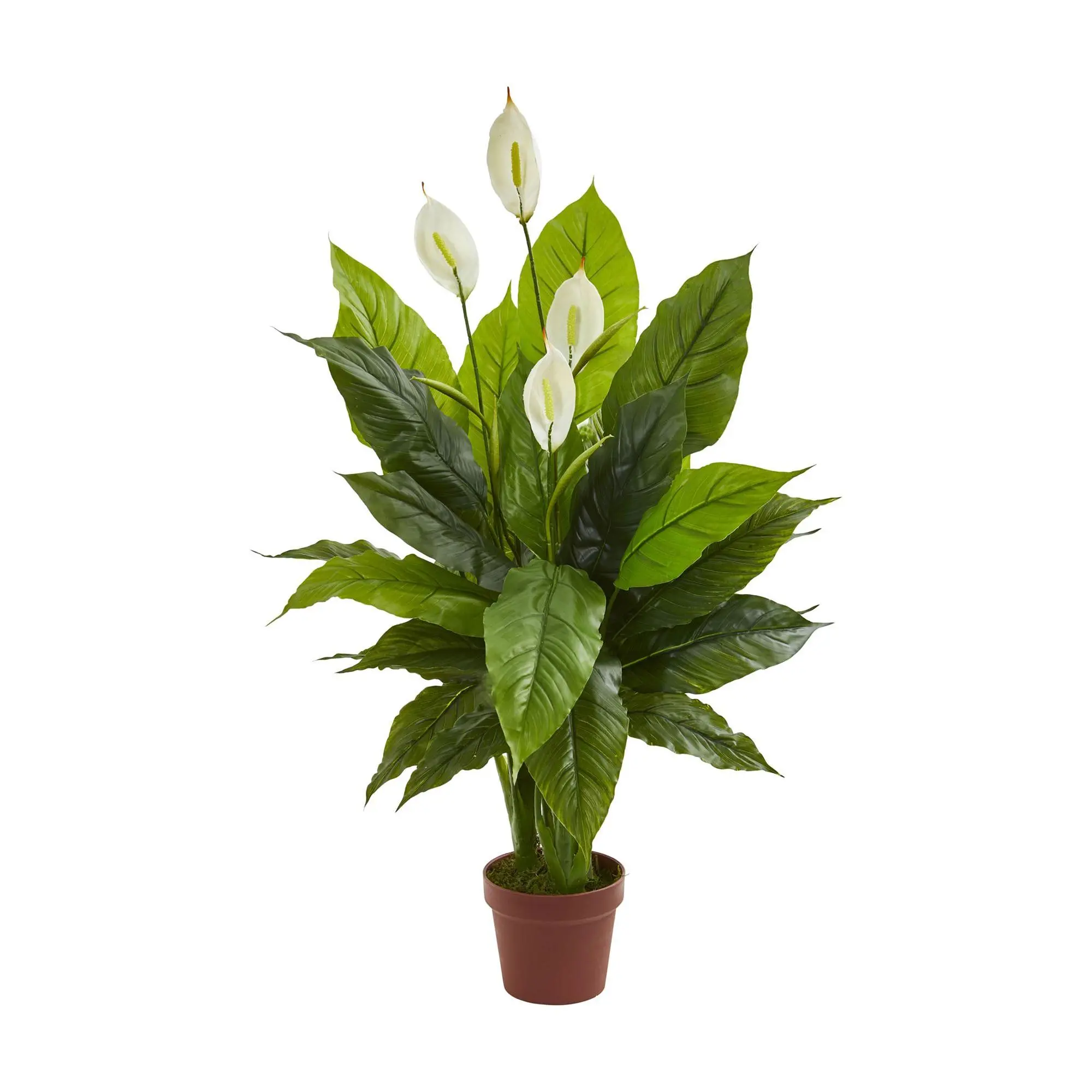 Nearly Natural 42" Spathiphyllum Artificial Plant(Real Touch)