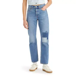 Women's 501 High-Rise Straight Leg Jeans