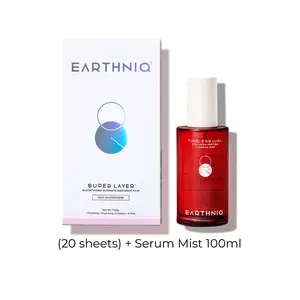 EARTHNIQ Superlayer Glutathione Ultimate Radiance Film + Serum Mist 100ml