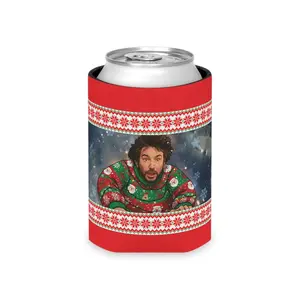 Die Hard Can Cooler Coozie, Hans Gruber Koozie , Christmas movie beer cooler, Nakitomi Plaza, John McClane, Christmas party