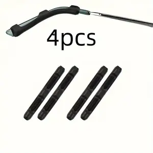 4 Pcs Soft Gel Eyeglass Ear Pads, Non-Slip Temple Protector, Comfortable Wear, Ideal for Glasses, Durable & Reusable Design