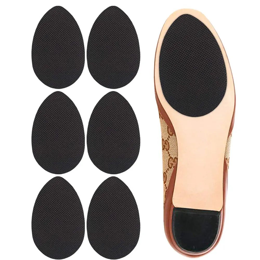 6 Pairs Sturdy Silica Gel Non Slip Shoe Sole Protector for Heels - Footwear Insoles, Shoe Gummies