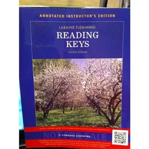 USED-Reading Keys Fourth Edition, Instructor's Edition by laraine flemming (Unknown)