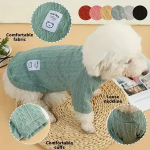 Soft Knitted Pet Clothing for Small Dogs - Adorable Dog Sweater warm pet Waterproof Breathable dog costume