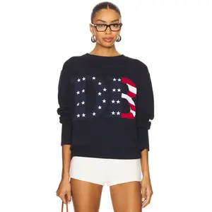 Dairy Boy American Summer Sweater in Navy
