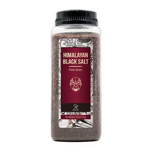 Soeos Himalayan Black Salt, Fine Grain, 39 oz Flavor Savory