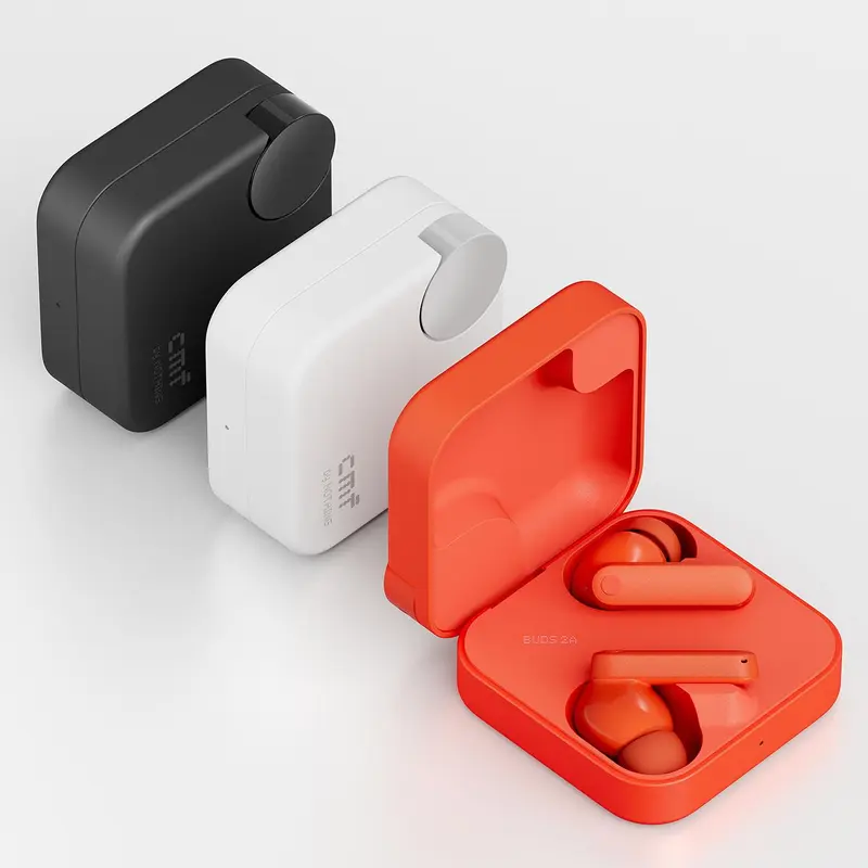 CMF Buds 2a Wireless Bluetooth Earbuds, 12.4 mm Custom Dynamic Driver, 42 dB Active Noise Cancellation, 4 HD Mics with Clear Voice Technology