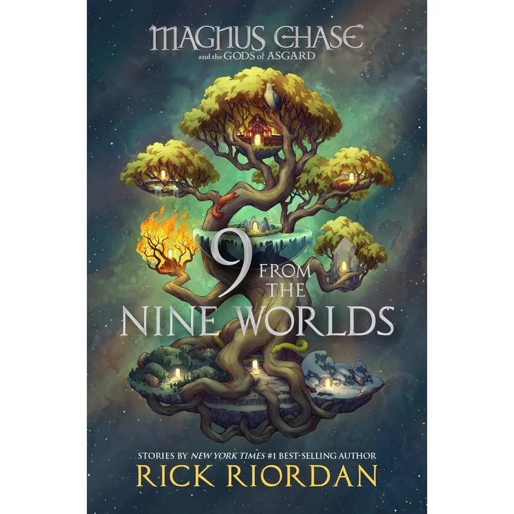 USED Book - 9 from the Nine Worlds-Magnus Chase and the Gods of Asgard by Riordan, Rick (Hardcover) - english
