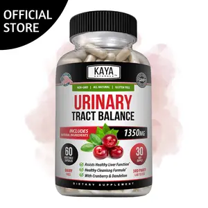 Kaya Naturals - D-Mannose - Urinary Tract UT Cleanse & Bladder Health - Made with Cranberry, Hibiscus & Dandelion Root - D Mannose Capsules Cranberry Supplement - 60 Veggie Capsules Dietary Supplement