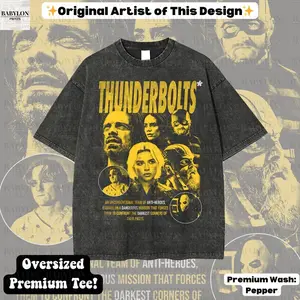 Thunderbolts T-Shirt Yelena Belova Thunderbolts Shirt Bucky Barnes MCU Movie Shirt Winter Soldier Tee