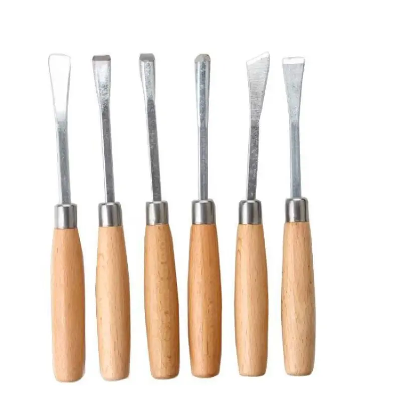 6 Piece Wood Carving Knife Set, Professional Woodworking Tools for DIY Projects, Essential Handheld Design for Craftsmen & Hobbyists