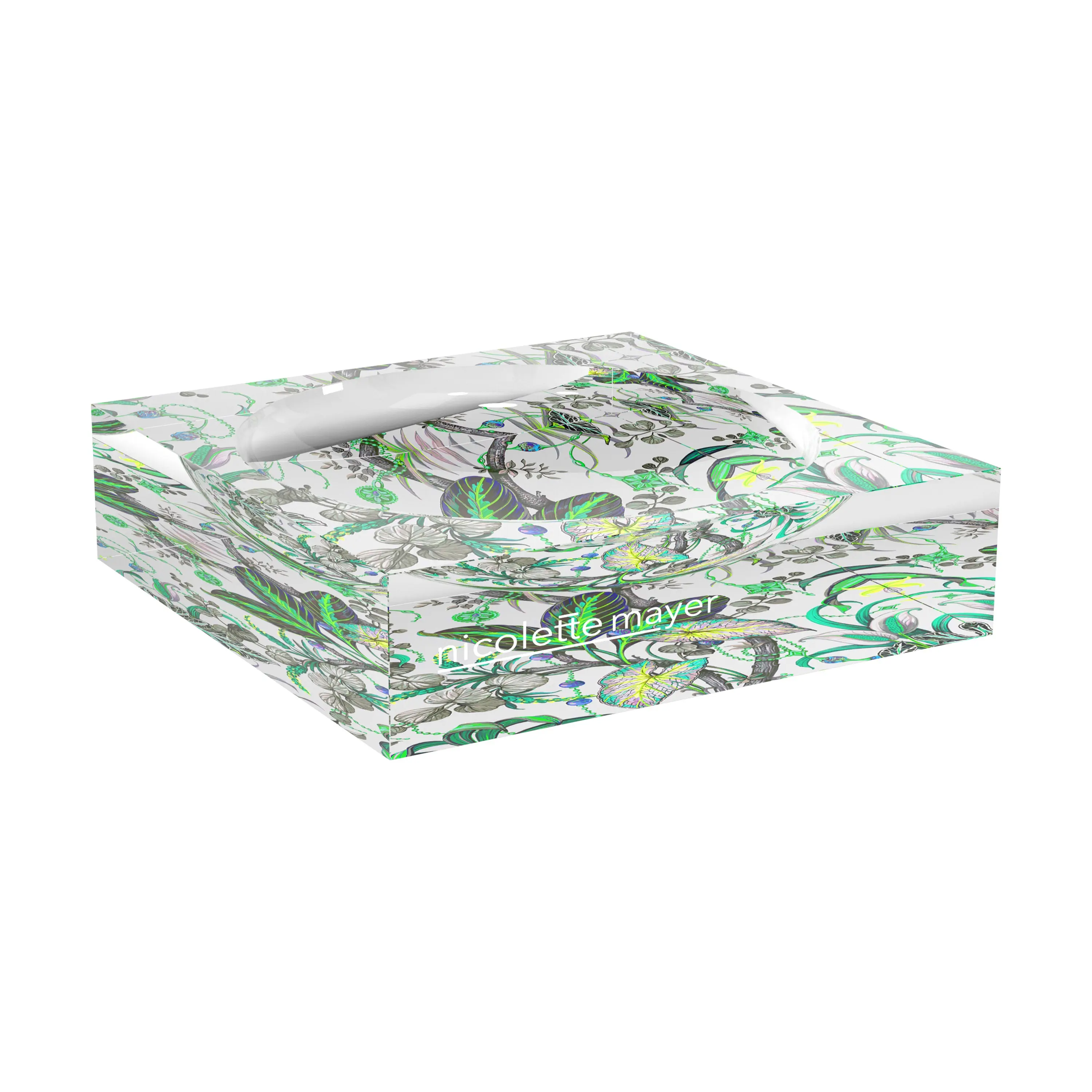 Amazonia Tourmaline Acrylic Candy Catchall Dish