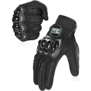 Men's Full-Finger Touchscreen Motorcycle Protective Gear Gloves - For Road Racing, Motocross