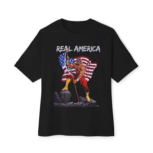 Hulk Hogan Real America T-Shirt, Farewell To a Legend, 100% Cotton, Boxing UFC Gym Shirt for Sports and Fashion Lovers